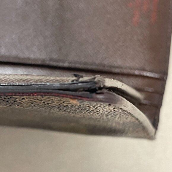 Louis Vuitton Porte Feuille Brazza Damier Ebene - Preowned - Picture 13 of 16
